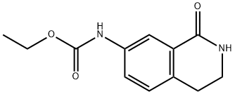 7-胺基羧酸乙酯-3,4-二氢-2H-异喹啉-1-酮 结构式
