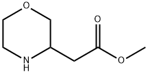 吗啉-3-乙酸甲酯 结构式