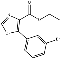 Ethyl5-(3-bromophenyl)oxazole-4-carboxylate