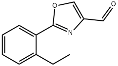 2-(2-乙基苯基)噁唑-4-甲醛 结构式