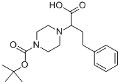 2-(4-BOC哌嗪基)-4-苯基丁酸 结构式