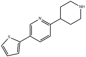 2-(Piperidin-4-yl)-5-(thiophen-2-yl)pyridine