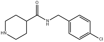 4-(4-氯苯乙酰胺)哌啶 结构式