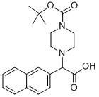 2-(4-(tert-Butoxycarbonyl)piperazin-1-yl)-2-(naphthalen-2-yl)aceticacid