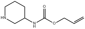 哌啶-3-基-氨基甲酸丙烯酯 结构式
