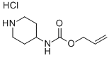 哌啶-4-基-氨基甲酸烯丙基酯盐酸盐 结构式