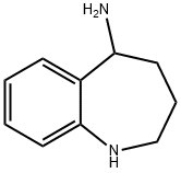 2,3,4,5-TETRAHYDRO-1H-BENZO[B]AZEPIN-5-YLAMINE 结构式