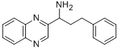 3-PHENYL-1-QUINOXALIN-2-YL-PROPYLAMINE 结构式