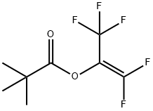 全氟丙烷-1-烯-2-基特戊酸酯 结构式