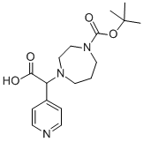 1-BOC-4-(CARBOXY-PYRIDIN-4-YL-METHYL)-[1,4]DIAZEPANE 结构式