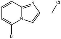 5-溴-2-(氯甲基)咪唑并[1,2-A]吡啶 结构式