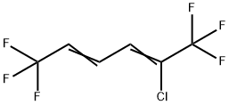 2-Chloro-1,1,1,6,6,6-hexafluorohexa-2,4-diene 结构式