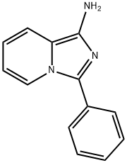 3-PHENYL-IMIDAZO[1,5-A]PYRIDIN-1-YLAMINE 结构式