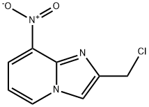 2-(CHLOROMETHYL)-8-NITROIMIDAZO[1,2-A]PYRIDINE 结构式