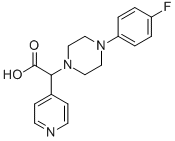 2-(4-(4-Fluorophenyl)piperazin-1-yl)-2-(pyridin-4-yl)aceticacid