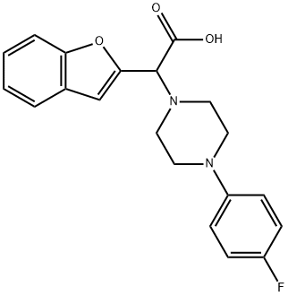 2-(Benzofuran-2-yl)-2-(4-(4-fluorophenyl)piperazin-1-yl)aceticacid