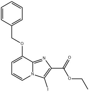 Ethyl8-(benzyloxy)-3-iodoimidazo[1,2-a]pyridine-2-carboxylate