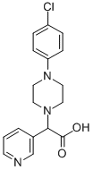 [4-(4-CHLORO-PHENYL)-PIPERAZIN-1-YL]-PYRIDIN-3-YL-ACETIC ACID 结构式