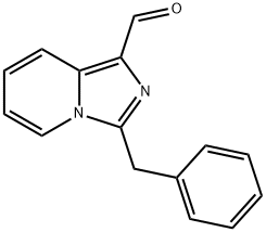 3-苄基咪唑并[1,5-A]吡啶-1-甲醛 结构式