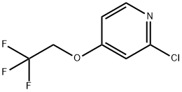 2-氯-4-(三氟甲基氧基)吡啶 结构式