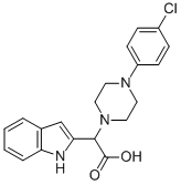 2-(4-(4-Chlorophenyl)piperazin-1-yl)-2-(1H-indol-2-yl)aceticacid