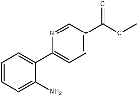 6-(2-氨基苯基)烟酸甲酯 结构式