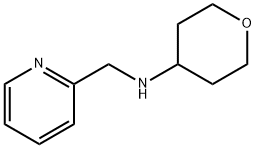 N-(四氢-2H-吡喃-4-基)-2-吡啶甲胺 结构式