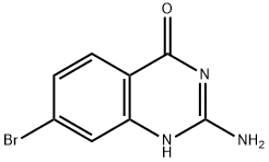 2-AMINO-7-BROMO-3H-QUINAZOLIN-4-ONE 结构式