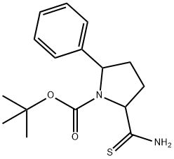 tert-Butyl2-carbamothioyl-5-phenylpyrrolidine-1-carboxylate