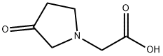3-氧代-1-吡咯烷乙酸 结构式