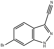 6-溴-3-氰基吲唑 结构式
