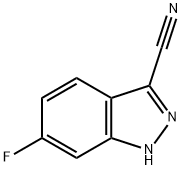 6-氟-3-氰基吲唑 结构式