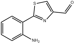 2-(2-氨基苯基)噻唑-4-甲醛 结构式