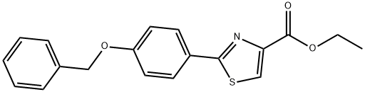 2-(4-BENZYLOXY-PHENYL)-THIAZOLE-4-CARBOXYLIC ACID ETHYL ESTER