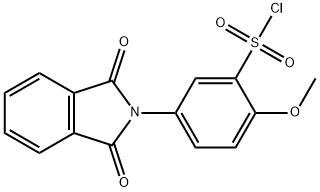 5-(1,3-二氧异喹啉-2-基)-2-甲氧基苯磺酰氯 结构式