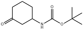 N-BOC-3-环己酮胺 结构式