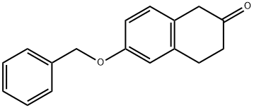 6-(苄氧基)-3,4-二氢萘-2(1H)-酮 结构式