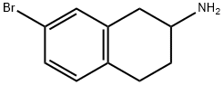 7-溴-1,2,3,4-四氢-2-萘胺 结构式