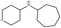 N-环庚基四氢-2H-吡喃-4-胺 结构式