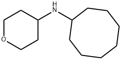 N-环辛基四氢-2H-吡喃-4-胺 结构式