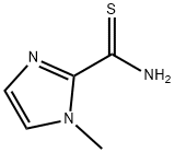 1-甲基-1H-咪唑-2-硫代甲酰胺 结构式