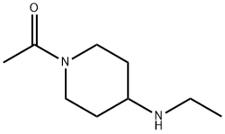 1-[4-(乙基氨基)-1-哌啶基]乙酮 结构式