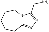(6,7,8,9-四氢-5H-[1,2,4]三唑并[4,3-A]氮杂卓-3-基甲基)胺 1HCL 结构式