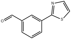 3-(1,3-THIAZOL-2-YL)BENZALDEHYDE 结构式
