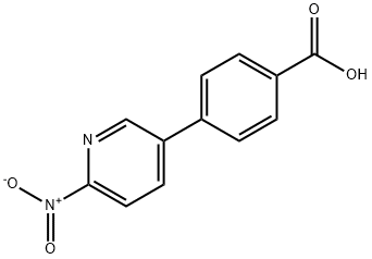 4-(6-Nitropyridin-3-yl)benzoic acid 结构式