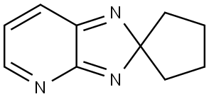 Spiro[cyclopentane-1,2-[2H]imidazo[4,5-b]pyridine]  (9CI) 结构式