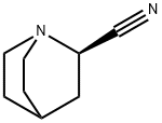 (2R) -1-氮杂双环[2.2.2]辛烷-2-甲腈 结构式