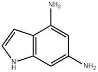 1H-吲哚-4,6-二胺 结构式
