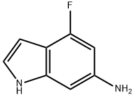 4-氟-6-氨基吲哚 结构式