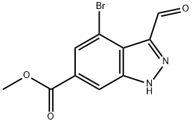 Methyl4-bromo-3-formyl-1H-indazole-6-carboxylate